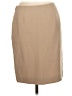 Petite Sophisticate Solid Tan Formal Skirt Size 6 - photo 2