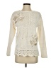 Petite Sophisticate Floral Ivory Pullover Sweater Size P (petite) - photo 1