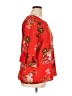 Assorted Brands Red 3/4 Sleeve Blouse Size 1X - photo 4