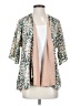 H&M 100% Polyester Green Kimono Size 2 - photo 1