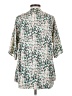 H&M 100% Polyester Green Kimono Size 2 - photo 2