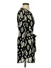 Collective Concepts 100% Polyester Argyle Black Casual Dress Size S - photo 4