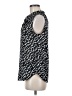 Ann Taylor 100% Polyester Black Sleeveless Blouse Size 6 - photo 5