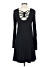 Alya Solid Black Casual Dress Size XS - photo 2