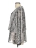 NY Collection Gray Long Sleeve Blouse Size L - photo 5