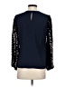 J.Crew 100% Polyester Blue Long Sleeve Blouse Size XS - photo 2