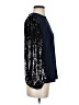 J.Crew 100% Polyester Blue Long Sleeve Blouse Size XS - photo 4