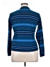 Joan Vass Blue Cardigan Size 14 (3) - photo 2