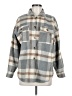 Unbranded Plaid Gray Long Sleeve Button-Down Shirt Size M - photo 1