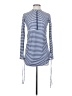 SwimZip Stripes Blue Casual Dress Size XS - photo 1