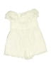 Bebe 100% Polyester Ivory White Romper Size 00 - photo 1