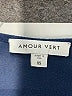 Amour Vert Blue Short Sleeve Top Size XS - photo 7