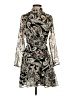 Zara Paisley Silver Cocktail Dress Size S - photo 1