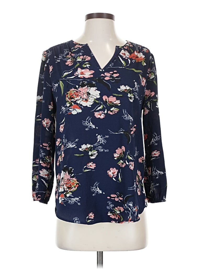 Pre-owned Fun2fun 3/4 Sleeve T-shirt In Blue