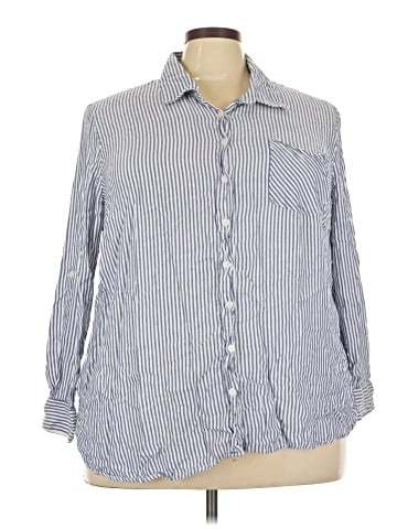 Faded Glory Long Sleeve Button-Down Shirt (view 1)
