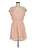 American Eagle Outfitters 100% Polyester Solid Tan Casual Dress Size M - photo 1