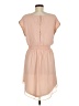 American Eagle Outfitters 100% Polyester Solid Tan Casual Dress Size M - photo 2