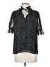 Pleione 100% Polyester Black 3/4 Sleeve Blouse Size S - photo 1