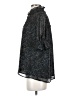 Pleione 100% Polyester Black 3/4 Sleeve Blouse Size S - photo 5