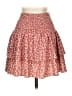 Shein 100% Polyester Floral Red Casual Skirt Size 2 - photo 2