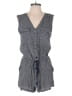 Max Studio Polka Dots Blue Romper Size S - photo 1