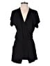 Loveappella Solid Black Romper Size S - photo 1