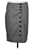 Heart Soul Chevron-herringbone Gray Formal Skirt Size 9 - photo 1