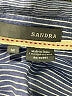 Sandra 100% Cotton Chevron-herringbone Blue Long Sleeve Button-Down Shirt Size M - photo 7