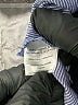 Sandra 100% Cotton Chevron-herringbone Blue Long Sleeve Button-Down Shirt Size M - photo 8