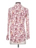 Pilcro 100% Viscose Paisley Pink Long Sleeve Blouse Size XXS - photo 2