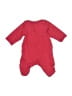 Holiday Time 100% Cotton Red Long Sleeve Onesie Size Newborn - photo 2