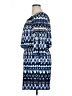 AB Studio Print Blue Casual Dress Size XL - photo 5