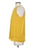 AVA 100% Polyester Yellow Sleeveless Blouse Size S - photo 5