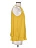 AVA 100% Polyester Yellow Sleeveless Blouse Size S - photo 4