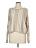 Splendid Stripes Tan Pullover Sweater Size M - photo 1