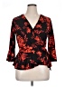 A. Byer Red 3/4 Sleeve Blouse Size XL - photo 1