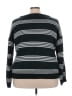 Lularoe 100% Acrylic Stripes Black Pullover Sweater Size 2X - photo 2
