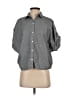 Joie Houndstooth Gray 3/4 Sleeve Button-Down Shirt Size XS - photo 1