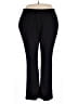 Bold Elements Solid Black Dress Pants Size 2X - photo 1