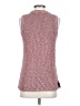 Ella Moss Tweed Red Sweater Vest Size S - photo 2