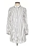 Assorted Brands Stripes Ivory Long Sleeve Button-Down Shirt Size S - photo 1