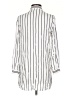Assorted Brands Stripes Ivory Long Sleeve Button-Down Shirt Size S - photo 2