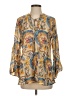 AP.NY Paisley Gold Long Sleeve Blouse Size XS - photo 1