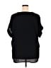 She + Sky 100% Polyester Black 3/4 Sleeve Blouse Size 2X - photo 2