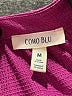 Como Blu Purple Pink 3/4 Sleeve Blouse Size M - photo 4