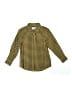 Class Club 100% Cotton Checkered-gingham Yellow Long Sleeve Button-Down Shirt Size 4 - 5 - photo 1
