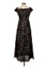 CeCe 100% Polyester Paisley Black Casual Dress Size S - photo 2