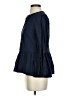 J.Crew 100% Cotton Blue Long Sleeve Blouse Size 2 - photo 5