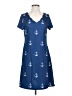 Unbranded 100% Polyester Blue Casual Dress Size S - photo 1