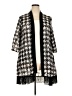 R&M Richards Houndstooth Black Ivory Poncho Size 18W - photo 1